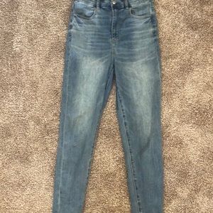 High waisted American Eagle Jeans.